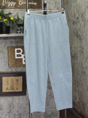 Anybody Womens Regular Cozy Knit French Terry Pants A702390 Slate Blue M